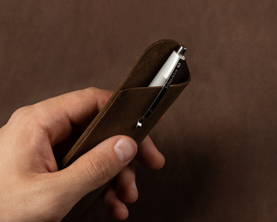 Leather Pen Case, Pencil Holder